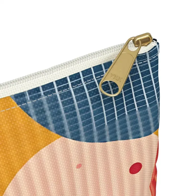 Vibrant Geometric Accessory Pouch for Bold Looks