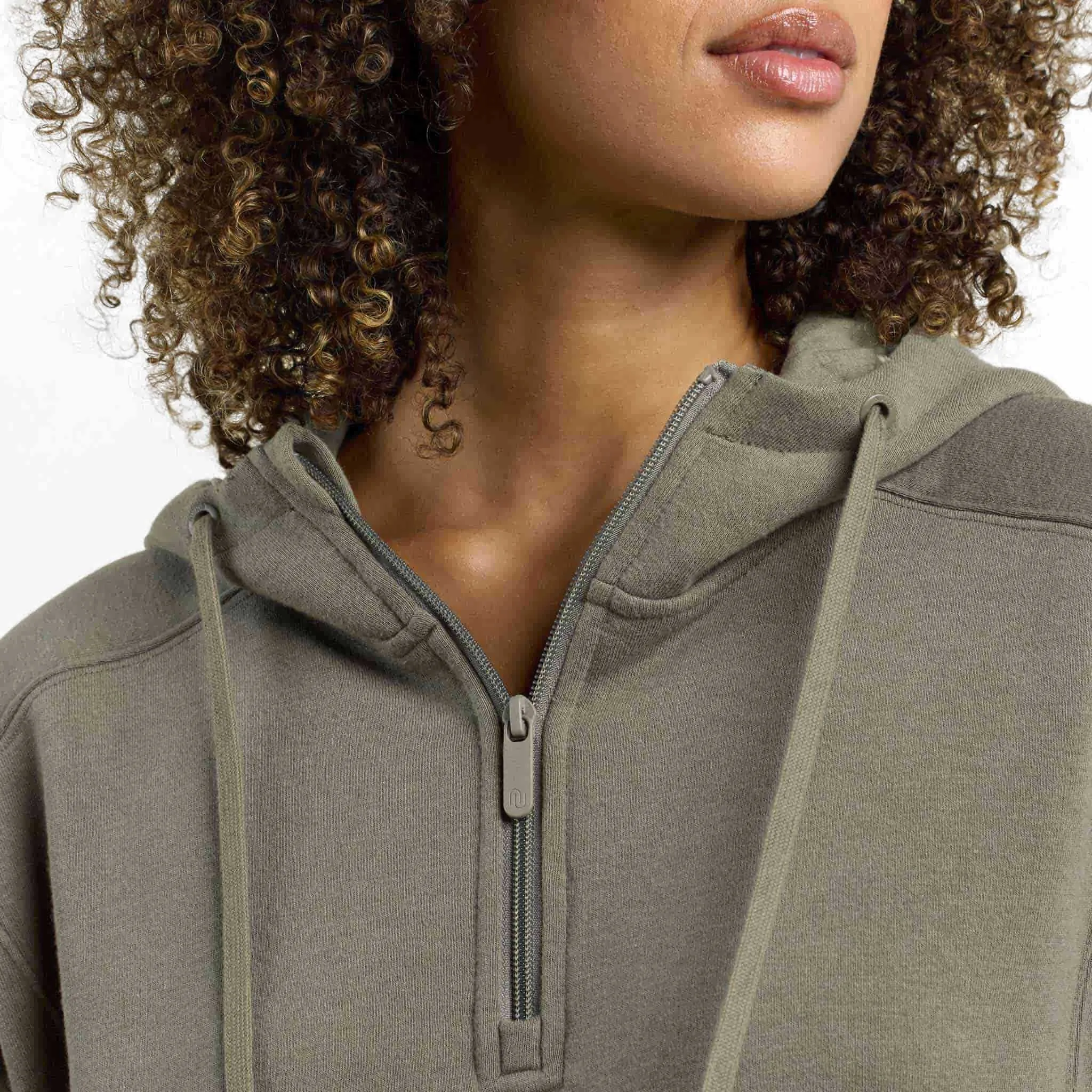Vintage Fleece Downtime Quarter-Zip | Olive