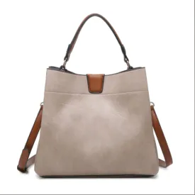 Warm Grey Satchel
